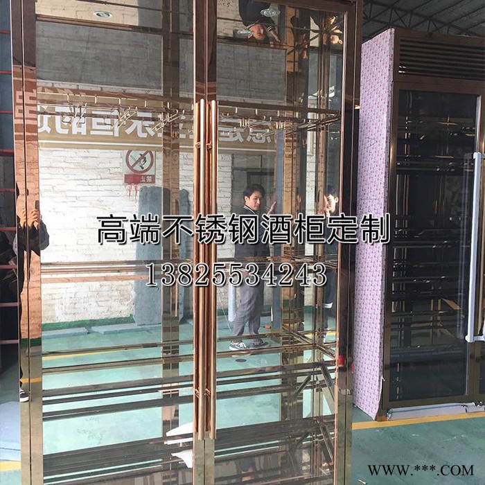 佛山市宾士来厂家红酒柜 不锈钢酒柜 不锈钢酒架 不锈钢酒柜酒架  不锈钢恒温酒柜图5