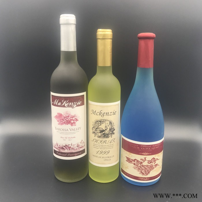 500ml磨砂酒瓶果酒瓶红酒瓶500ml蒙砂酒瓶磨砂玻璃瓶750ml玻璃酒瓶空瓶自酿酒瓶果酒瓶375ml图2