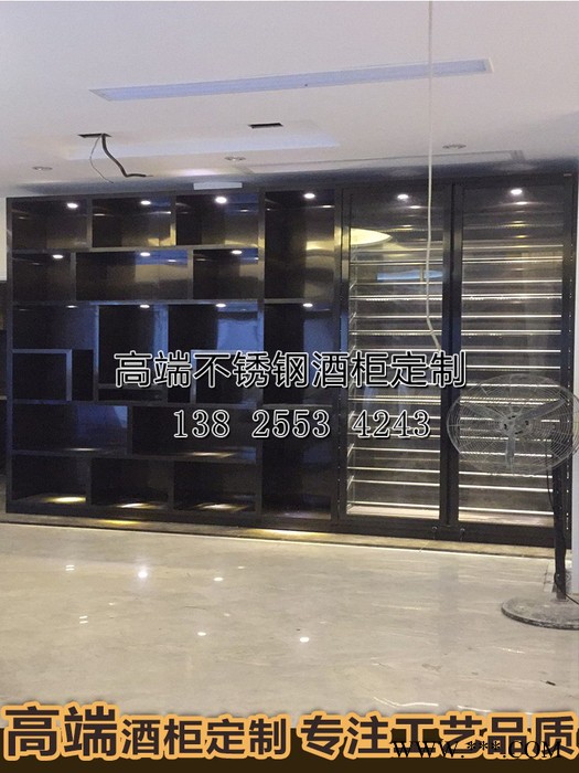 佛山市宾仕来T888不锈钢红酒架 不锈钢展示架厂家 不锈钢酒架定制图4