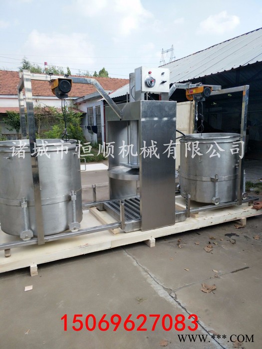 桑果红酒皮渣挤压破碎机 桑葚榨汁机  压榨过滤一体机 米酒压榨机图4