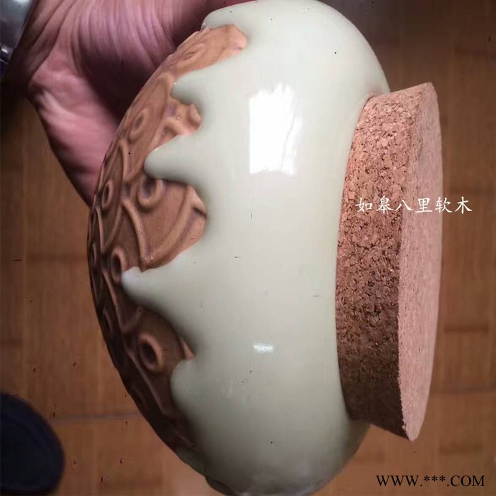 如皋八里销售**规格天然红酒塞子  天然环保合成软木塞陶瓷软木塞 茶叶罐塞子图2