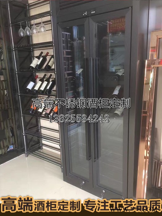 福州WHY-02红酒柜不锈钢酒柜酒架图3