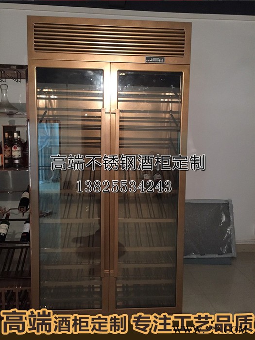 福州WHY-02红酒柜不锈钢酒柜酒架图2