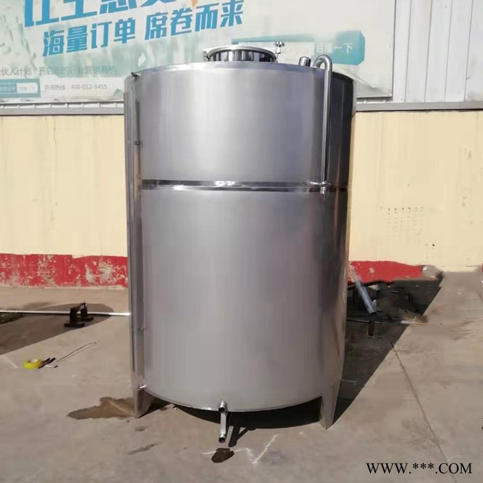 长期出售不锈钢储水罐 现货304不锈钢红酒罐 10吨不锈钢发酵罐 20吨不锈钢卧式储罐图6