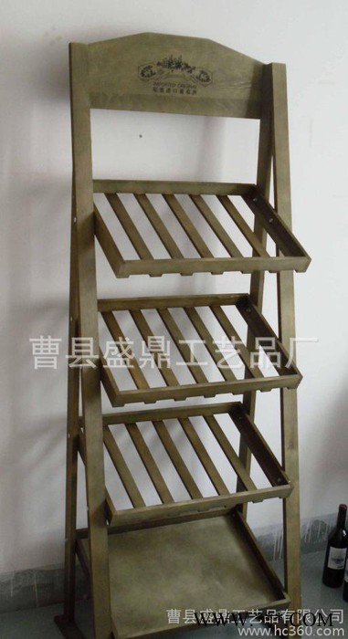 实木红酒架木制酒架 红酒架红酒展示架定做批发酒架图3