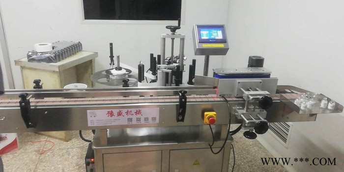 鸡尾酒啤酒贴标机 全自动打码纸罐贴标机 酒精圆瓶贴标机图2