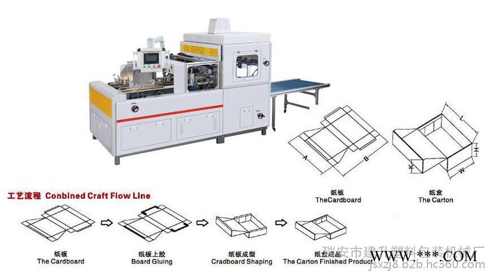 纸质红酒礼盒 连体盒成型机