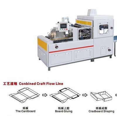 纸质红酒礼盒 连体盒成型机