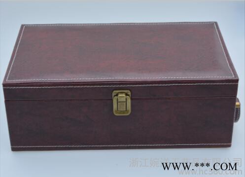红酒礼盒 双支  通用红酒皮盒 红酒木盒图3