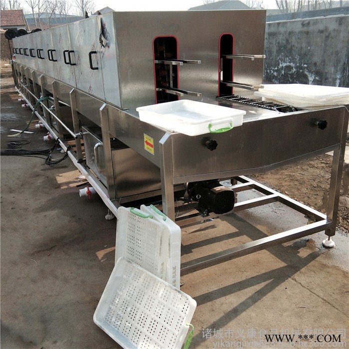 义康牌XKJ-4000型周转筐清洗机  啤酒筐清洗机  饮料运输箱清洗机图4