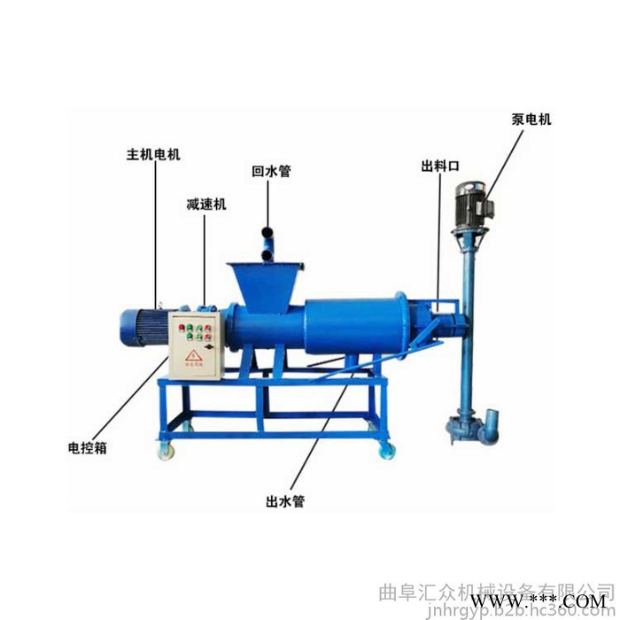 固液分离机小型酒糟耐用 供应鸭粪牛粪固液分离机处理啤酒糟xy图3