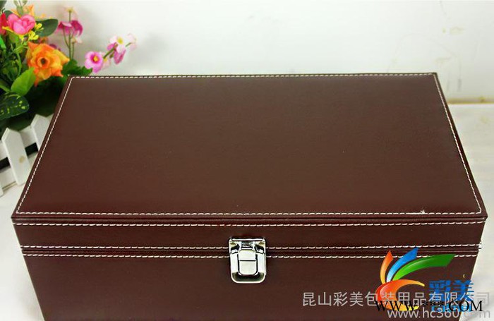 现货 上海 苏州双支红酒皮盒 红酒礼盒 定制图3