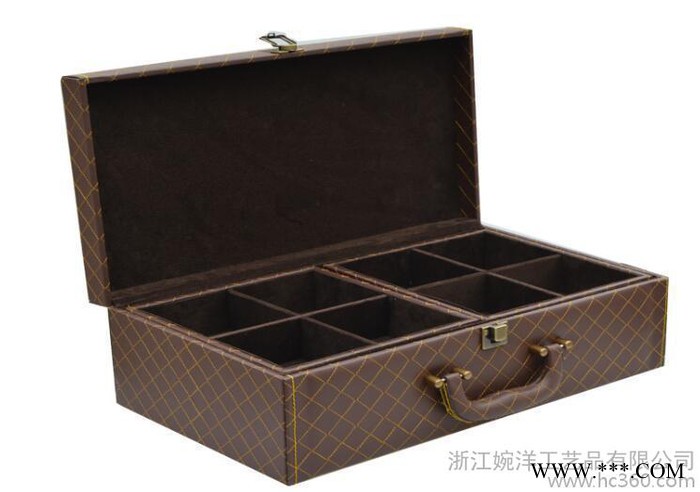 拉菲红酒皮盒礼品盒双支红酒盒红酒皮盒pu皮图3
