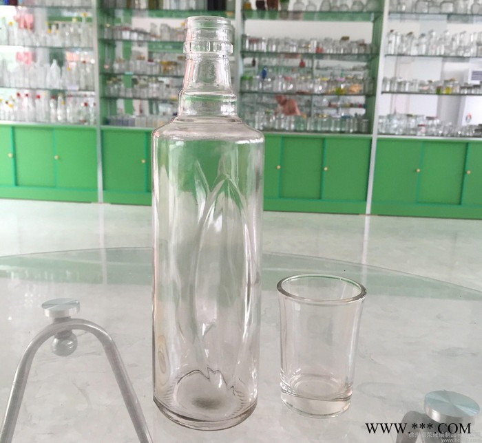 **玻璃白酒瓶450ml **高白料玻璃瓶保健酒瓶直销图1