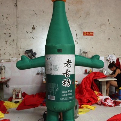非凡气模大型充气卡通气模 充气啤酒瓶 充气加多宝广告宣传平 大型王老吉宣传瓶 10米瓶子广告模型 6米瓶子广告模型