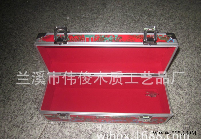 铝合金红酒包装盒 铝制红酒盒 红酒盒图2
