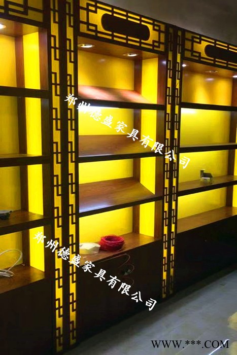 **红酒货架木制货柜红酒白酒展示柜 木质展示柜展架定做图6