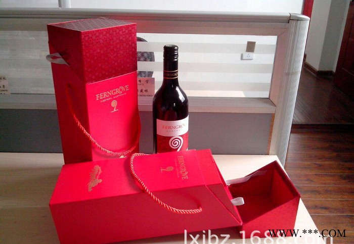 定制 斜口红酒盒 单支 红酒礼盒 设计 红酒包装礼盒 直销杭州产地