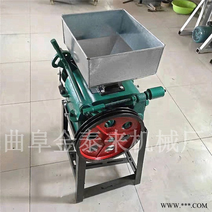 金泰来啤酒麦芽破碎机 酿酒厂直供高梁玉米破碎机 对辊式破碎机批发 **图5