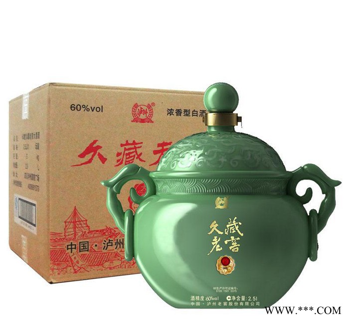 泸州老窖 久藏大爵60度2500mL浓香型高度白酒5斤大坛 礼品酒图3