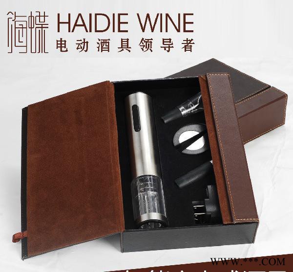 电动开瓶器 礼盒套装 电动红酒开瓶器 红酒开瓶器 充电电动酒图2