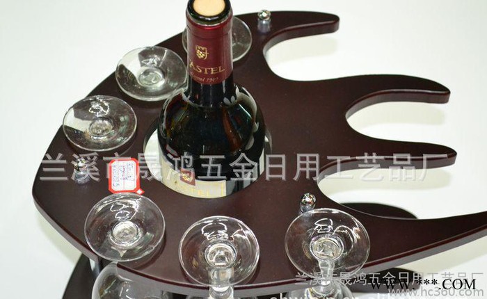 鱼型红酒架 木制红酒架 红酒酒架 外贸家居礼品 商务馈赠 SD-1167图1