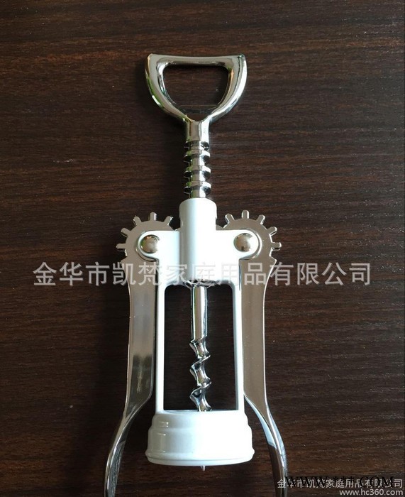 **锌合金红酒开瓶器拔塞器、天使型简易金属红酒开酒器图3