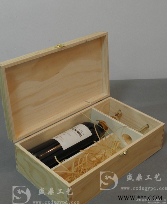 喷漆红酒盒 双支红酒木盒 双支实木礼盒 红酒包装盒 定制木盒子图3