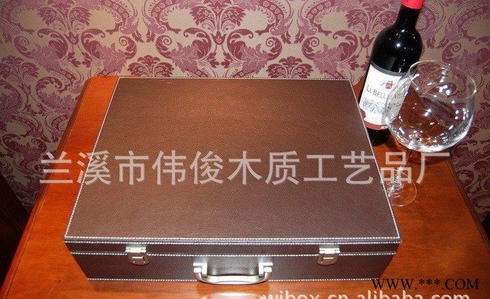 皮箱 箱包 红酒箱 皮制红酒盒 红酒双只皮盒 皮制红酒盒 礼图3