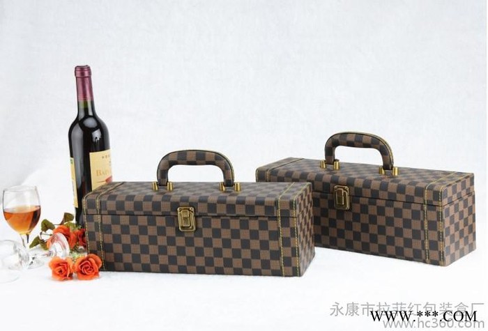 供应拉菲红LFH-红酒礼盒，皮质红酒包装礼盒，红酒图2