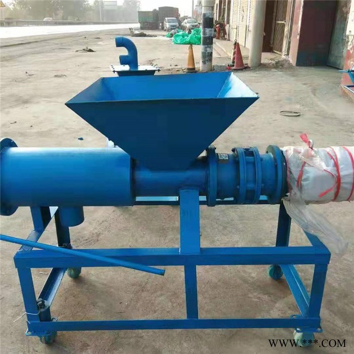 启航动物粪便干湿除理机 啤酒渣干湿分离机 固液脱水机图2