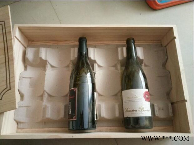 厂家直供玉蒂红酒托酒垫 纸浆酒托 3瓶装上下红酒托盘 6瓶平铺红酒纸托 防震防破碎酒瓶包装礼品包装内衬托图8