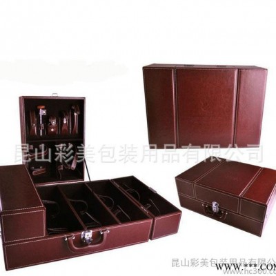 六支皮质红酒盒   葡萄酒包装盒 红酒包装盒 直销 订制