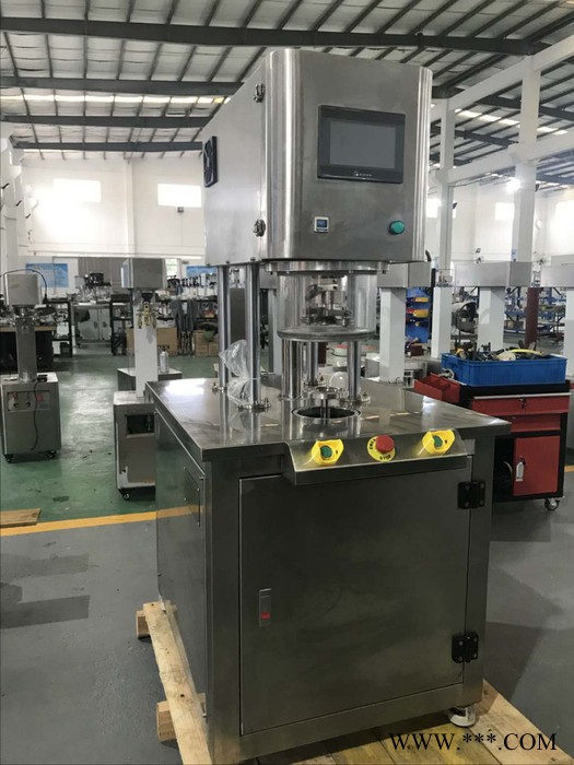 半自动饮料瓶封罐机 半自动啤酒罐封盖机 奶粉罐封盖机图2