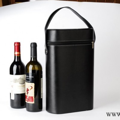 厂家定做红酒包装盒  红酒双支皮盒 单支红酒盒 免费取样