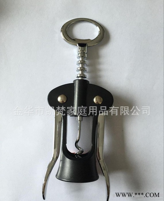 直销简易塑料锌合金红酒开瓶器，天使型翼形红酒拔塞器图2