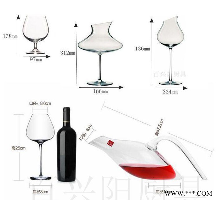 RONA捷克进口高脚红酒杯 进口波尔多水晶红酒杯白兰地杯将军图3