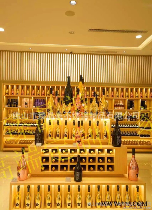 **大型红酒窖不锈钢红酒展示架  欧式恒温恒湿不锈钢恒温酒柜图3