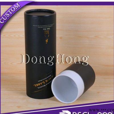 DH8109东鸿定制烫金红酒圆筒盒单支酒盒  红酒礼盒 wine packaging box