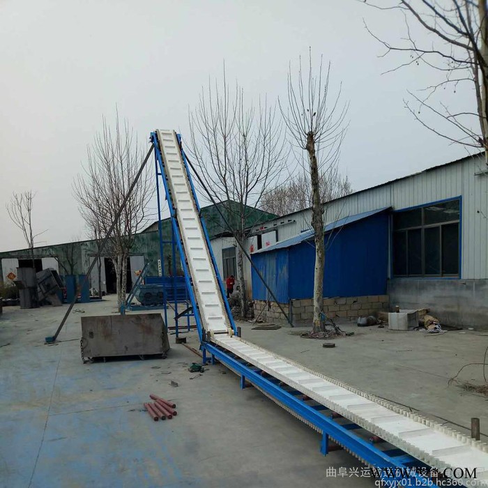 **固定式皮带输送机 平行式啤酒箱传送机 食品爬坡输送机厂家图2