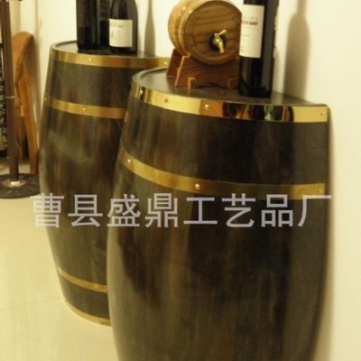 红酒装饰桶橡木酒桶木桶酒窖专用装饰桶225L装饰木桶半个红酒大桶