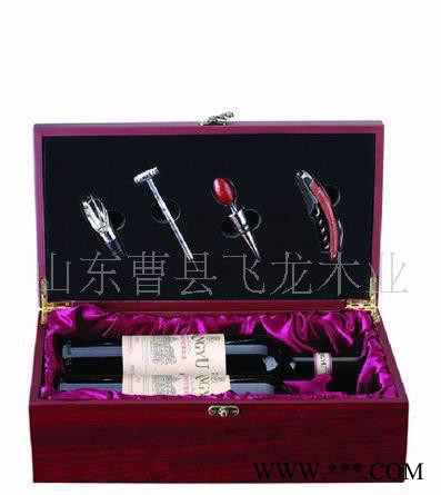 工厂木制酒盒 红酒木制包装盒 松木酒盒   桐木酒盒