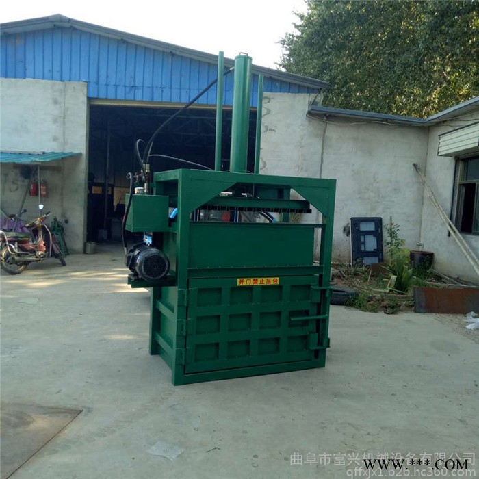 富兴批发雪花啤酒罐挤扁机 纸管下脚料打包机 油漆桶压扁机报价图8