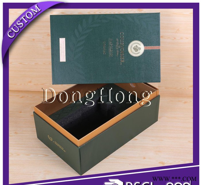 z7088东鸿定制木质丝印logo红酒盒 带锁扣翻盖酒盒 wine packaging box图2