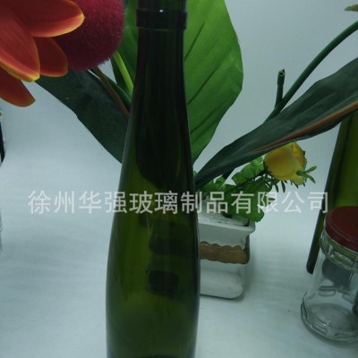 **玻璃墨绿色红酒瓶 孝素玻璃酒瓶 480ml玻璃葡萄酒酒瓶