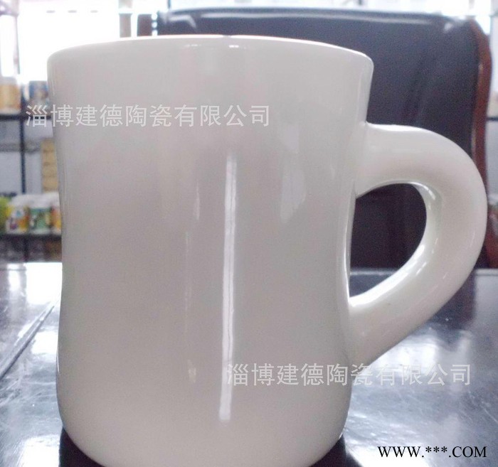 注浆陶瓷啤酒杯 炻瓷异型啤酒杯 出口德国烤花啤酒杯礼品促销图1