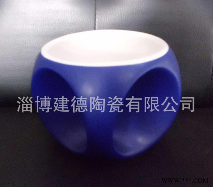注浆亚光色釉异形陶瓷啤酒杯苹果型啤酒杯夏日礼品杯子图3