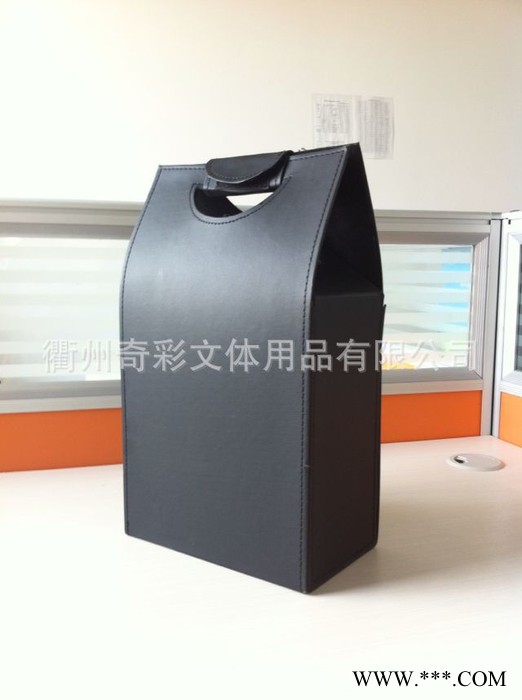供应QC-S13QC-S13奇彩红酒盒双支手提袋1 红酒包装图3