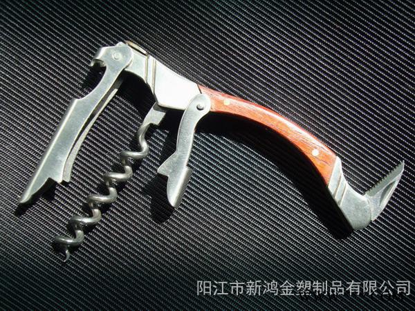 供应多功能开罐器F009 袋鼠红酒开瓶器酒刀图2