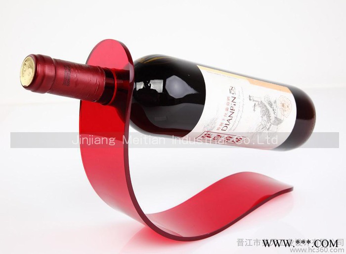 Likecao广东 创意亚克力红酒架 有机玻璃红酒展示架 亚克力家居吧台酒图2